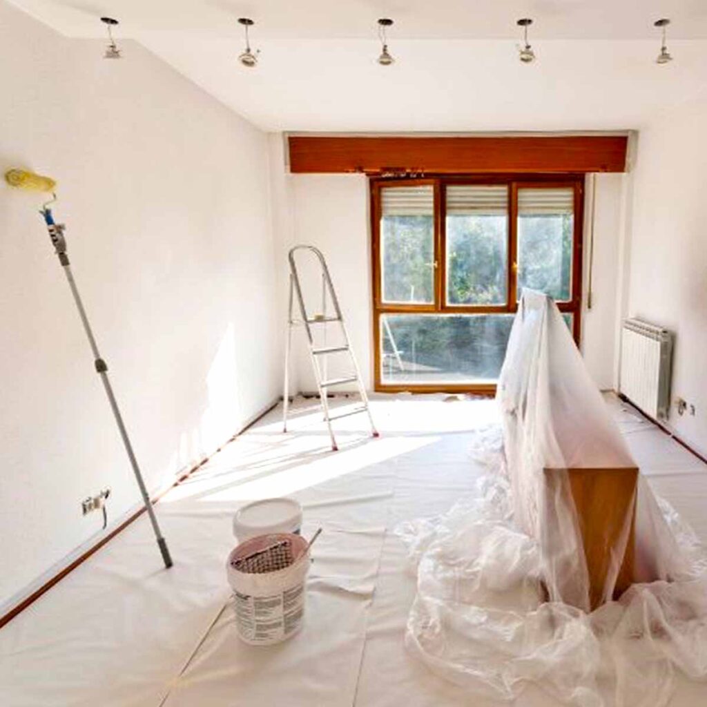 Current interior painting project in Colorado Springs, CO